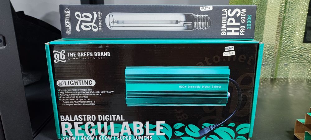 Kit HPS 600W Completo  cultivo Indoor Novo Caixa