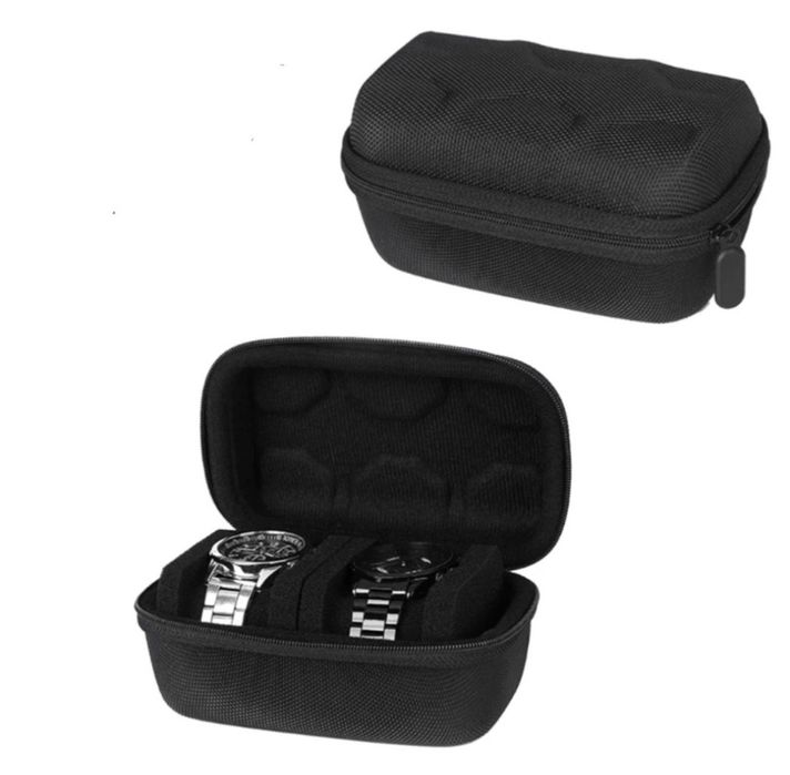 Estojo Viagem 2 Relógios Longines Omega Rolex Iwc Tissot Oris