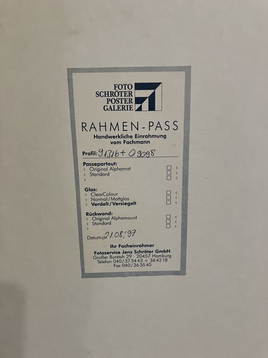 Serigrafia Hundertwasser com moldura