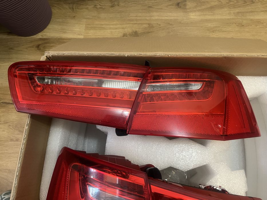 Продам комплект задніх стопів Audi a6 c7 2013р дорестайл седан