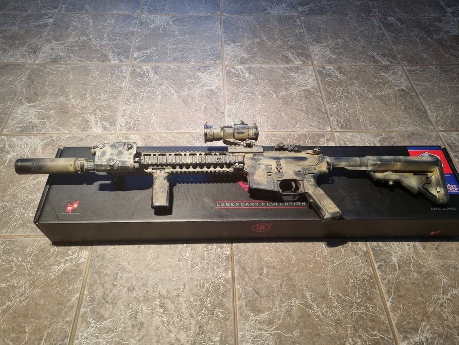 Vendo E&L M4 SOPMODⅡ PLATINIUM airsoft c/upgrades