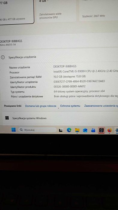 Acer Nitro Laptop