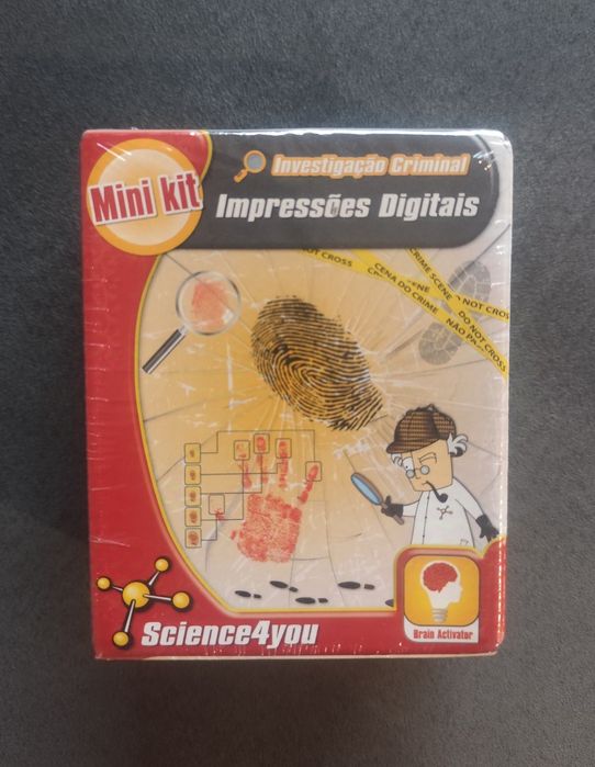 Mini Kit Science4You - Investigação Criminal, Impressões Digitais
