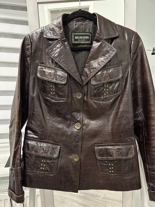 Куртка шкіряна