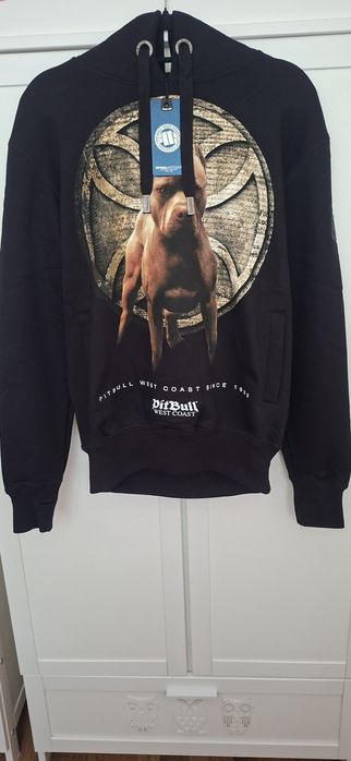 Nowa z Metką Bluza Męska Pitbull Curb Classic Series Czarna - M
