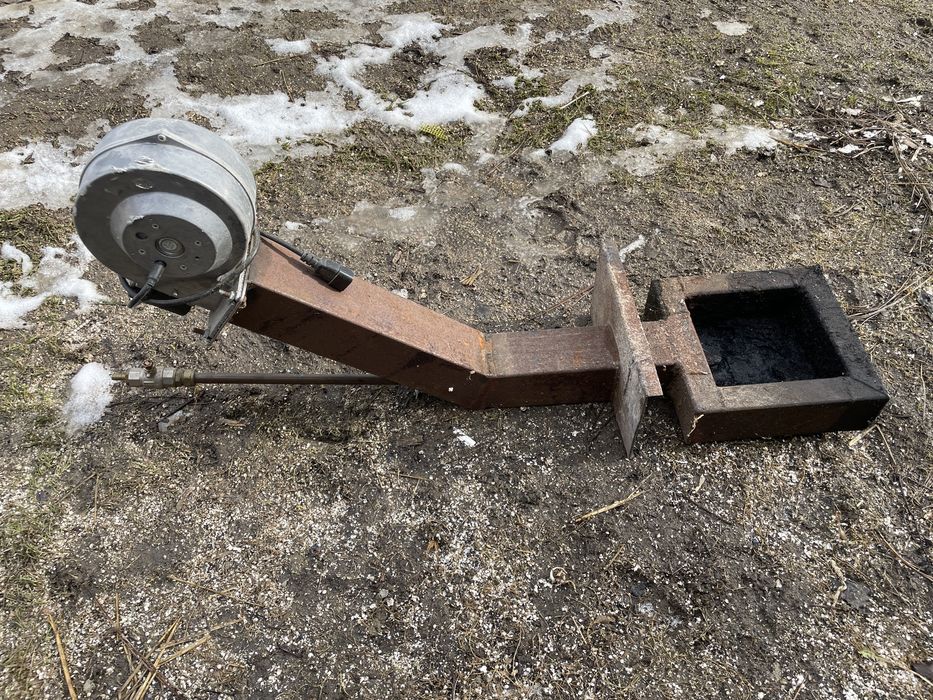 Palnik na olej przepracowany, z dmuchawą