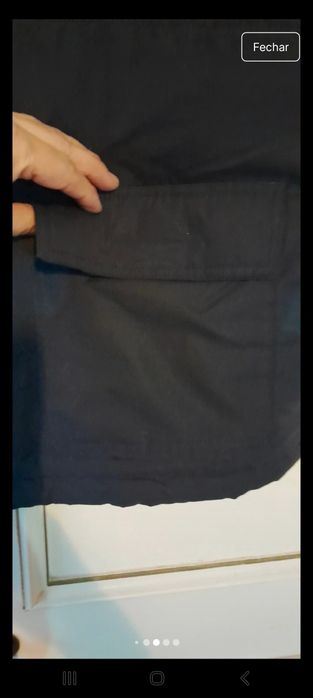 Colete com bolsos forrado