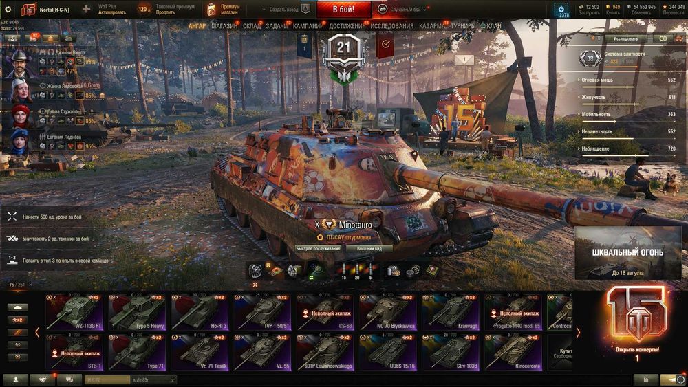 Аккаунт World Of Tanks