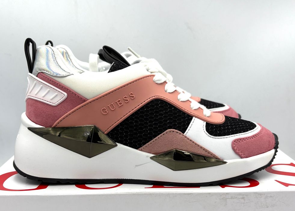 ‼️Nowe oryginalne sneakersy GUESS Typical4 różowe 37 AZ 046 damskie