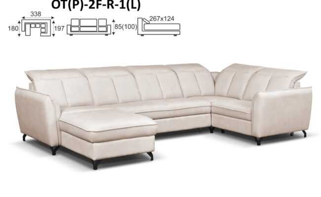 Narożnik Modułowy Romantica - Dostawa Gratis