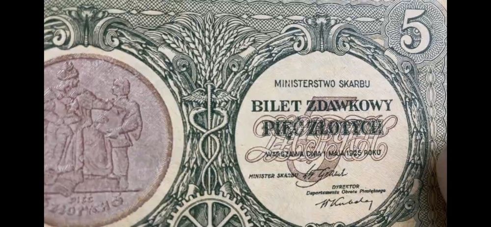 5 zł 1925 Konstytucja Unikat UNC