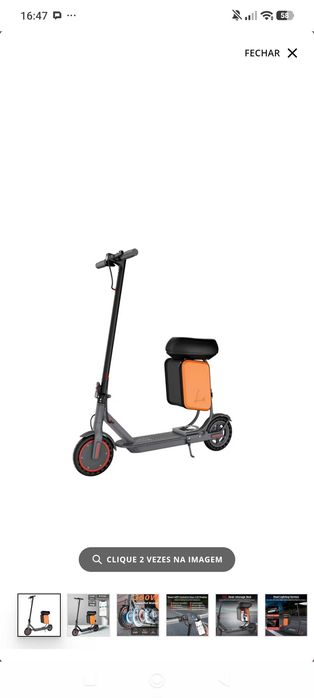 Vendo Trotinete Elétrica Ladped totalmente NOVA