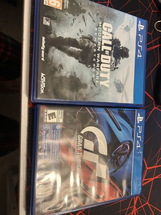 Jogos ps4 gran turismo 7 e callofduty