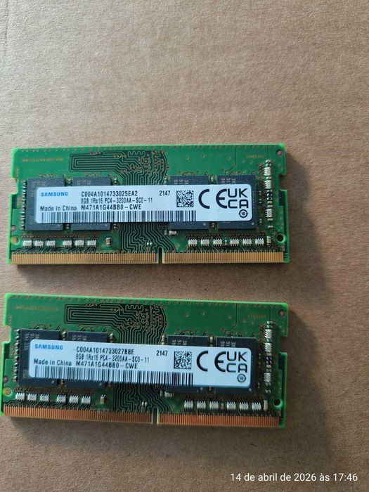 Memoria ram para notebook DDR4 16gb (2x8GB)