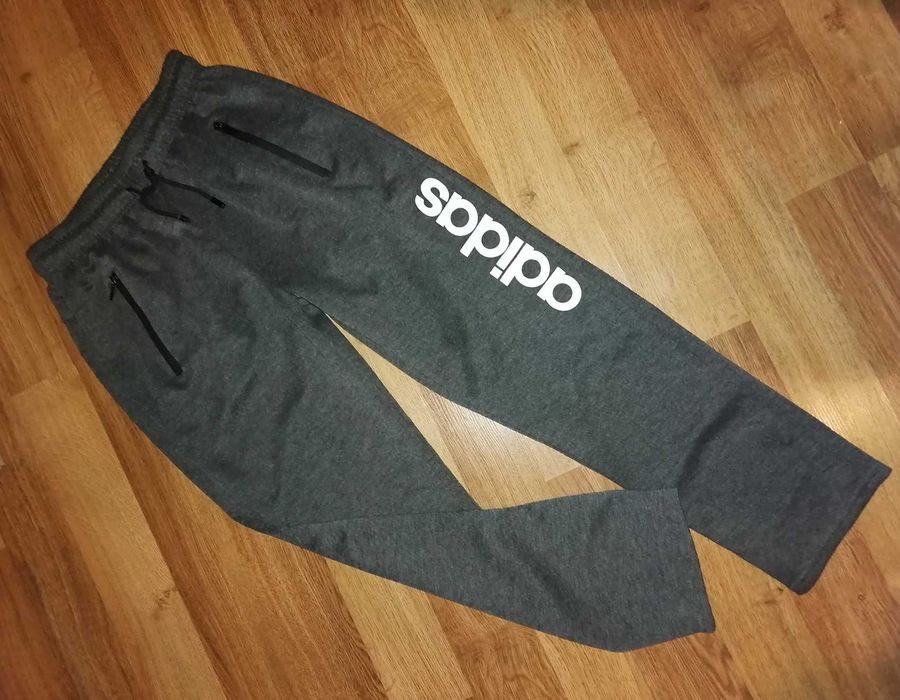 ADIDAS spodnie dresowe  zamki M
