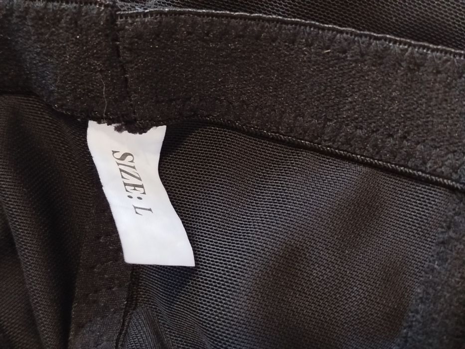 Nowe czarne majtki wysokie typu gorset modelujące L 40