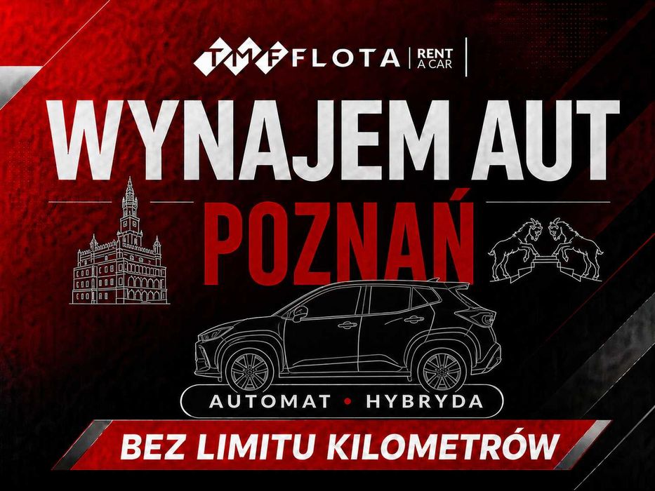 Hybrydowy SUV na wynajem Poznań: Toyota Yaris Cross
