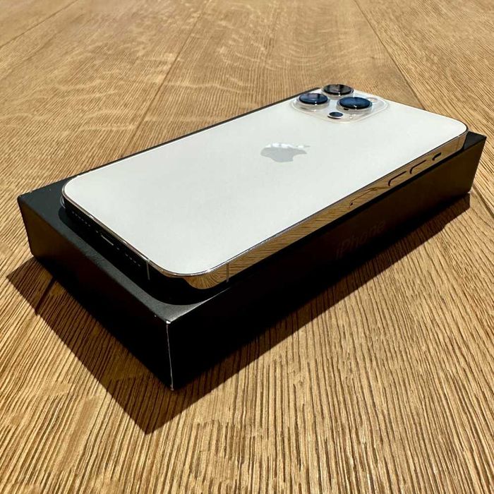  iPhone 13 Pro Max 256GB Silver Gwarancja ROK Idealny Bat 100