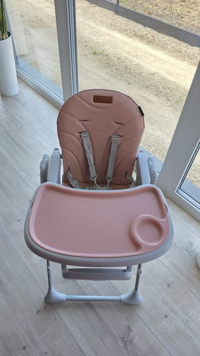 Krzesełko do karmienia Kidwell BENO Pink