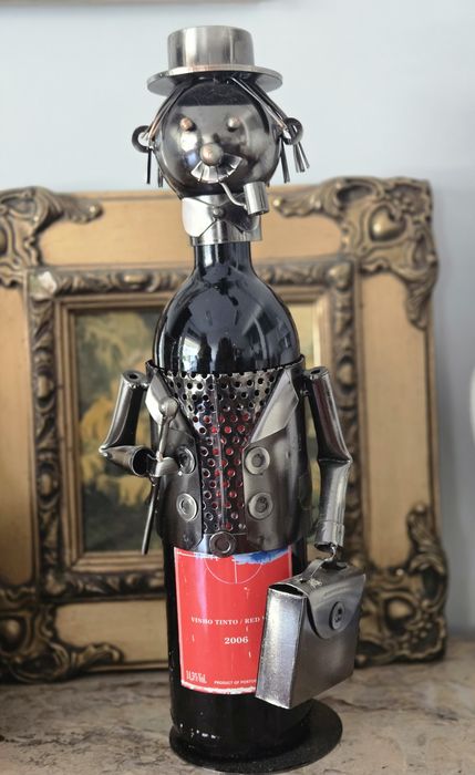 Suporte garrafa de vinho