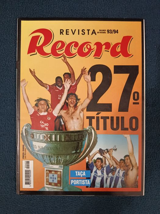 6 Revistas RECORD (especial) futebol - Anos 90