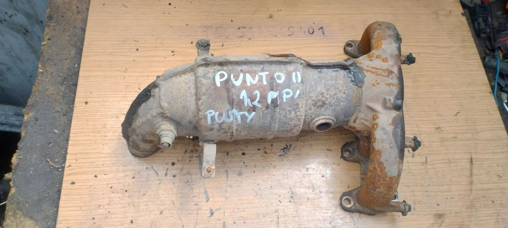 FIAT PANDA SEICENTO 1,1 PUNTO II 1,2  Kolektor wydechowy KATALIZATOR pusty