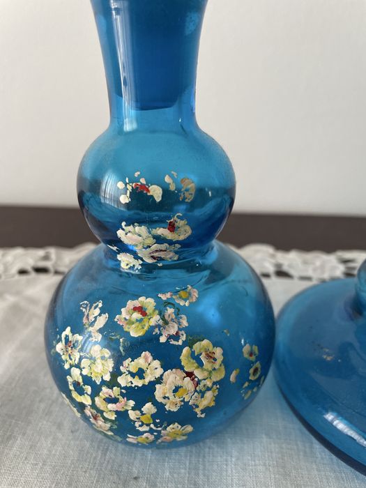Conjunto de Jarras Decorativas - Pintadas a Mao