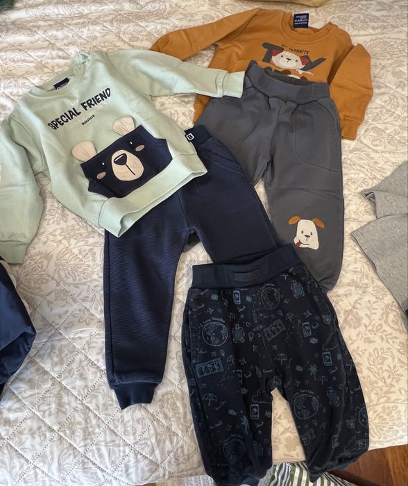 Roupa menino: mayoral, chicco, zippy…