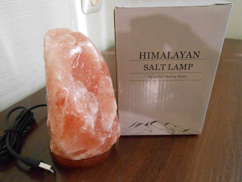 Солевая лампа с LED посветкой