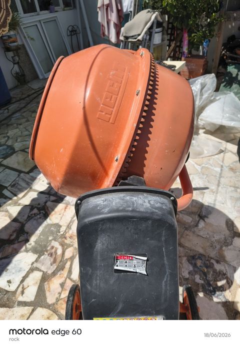 Betoneira na garantia
