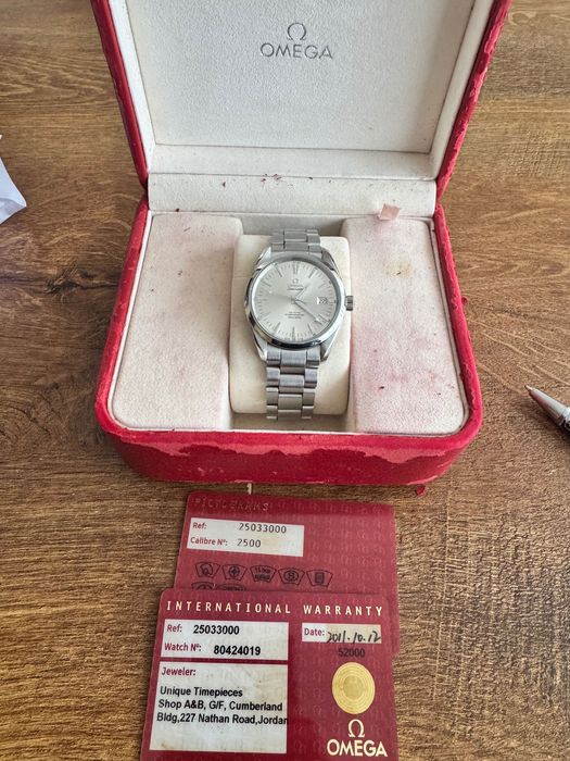 Omega Seamaster Aqua Terra 39mm full set