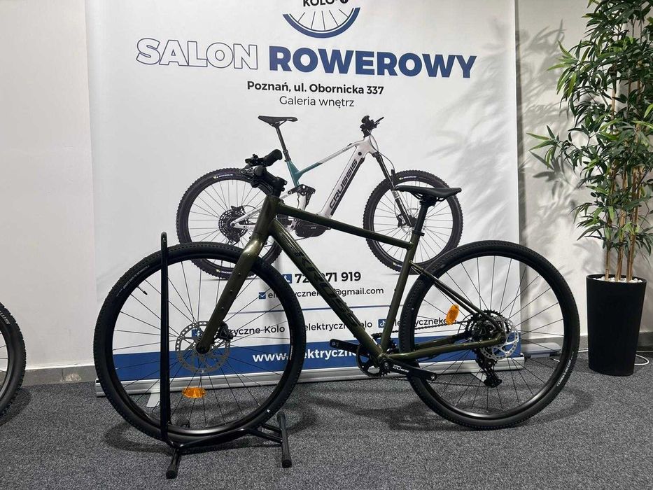 Rower Gravel Kross Esker 1.0FL Zielony Rama M raty 0%