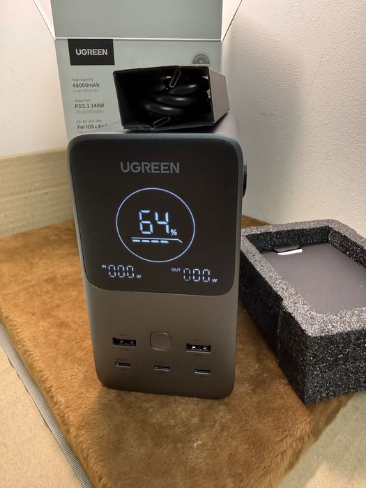 Зовнішній акамулятор, Павербанк PowerBank Ugreen Nexode 48000 mAh 300W