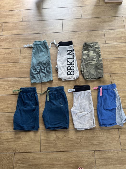 Zestaw 7 par spodenki na lato  w rozmiarze 134 cm H&M Cool Club Next