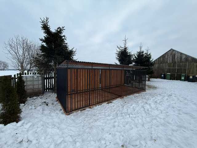 Kojec dla psa solidny, transport