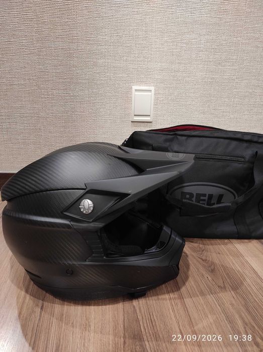 Capacete Bell moto 10 Spherical Preto Mate