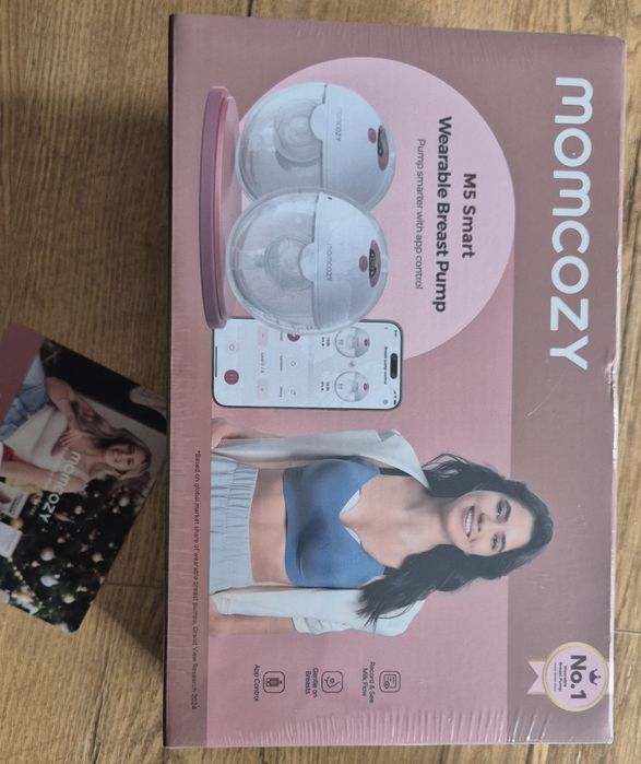 Momcozy M5 SMART podwojny, komplet z aplikacja