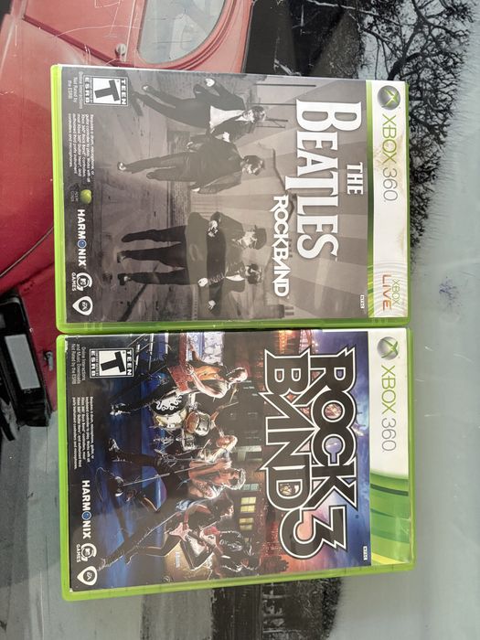 Rock band 3 i Rock Band the beatles zestaw 2 gier xbox 360