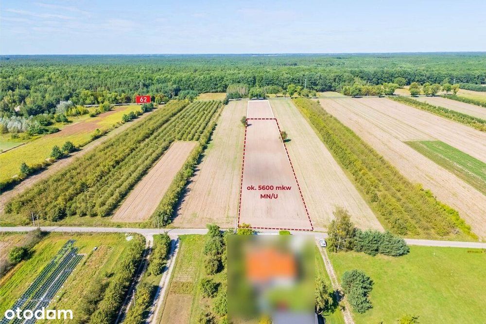 Teren pod inwestycję deweloperską lub usługi MN/U
