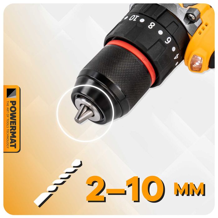 wiertarko wkrętarka akumulatorowa bezszczotkowa udar 16.8v led