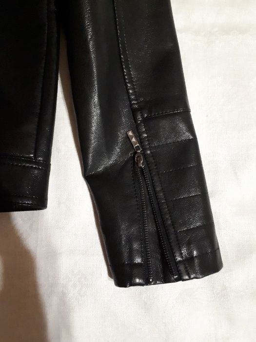 Кожаная  мужская  куртка  (косуха)  Турция