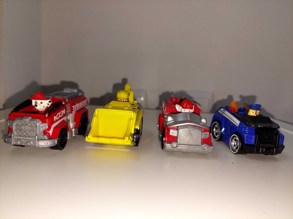 Patrulha pata carrinhos de personagens
