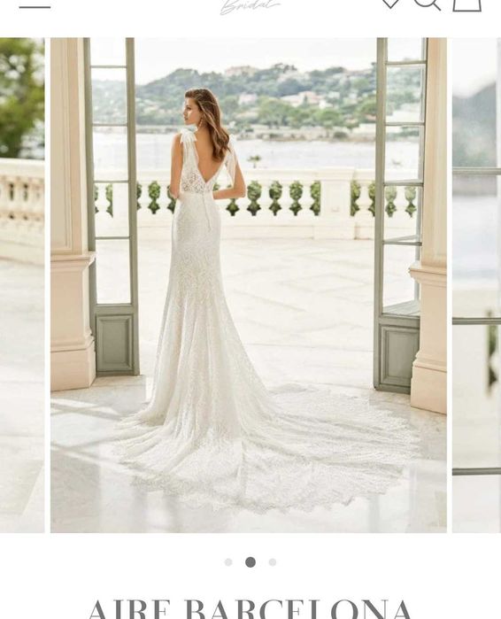 Vestido de noiva Aire Barcelona