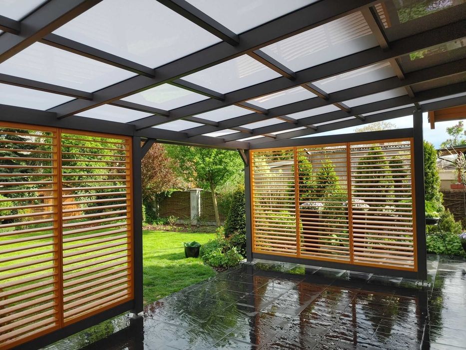Zadaszenie pergola drewniana