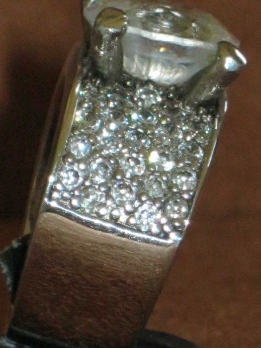 Anel Prata Maciça de Lei 925`/.. C/Contraste