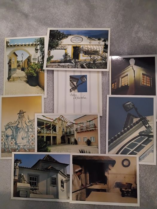 Coleção de 9 Postais Páteo Alfacinha (com caixa arquivadora)