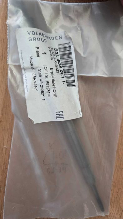 Świeca żarowa świece żarowe OE jak PSG007 VW Skoda Audi Seat TDi