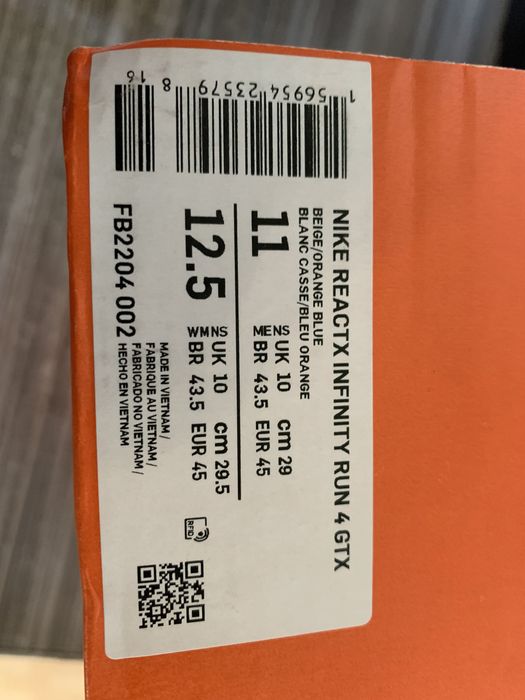 Nike Reactx Infinity Run 4 GTX
