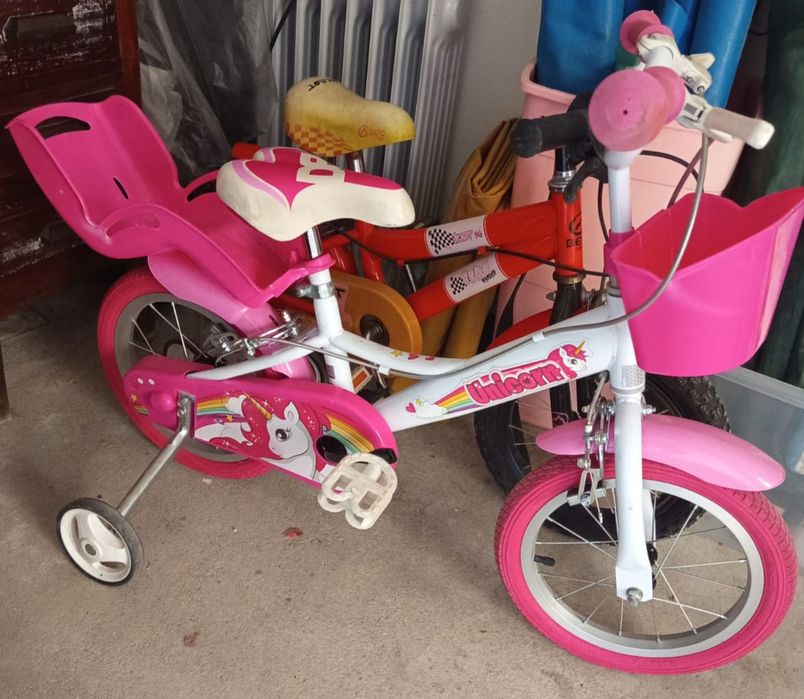 Bicicleta criança unicórnio