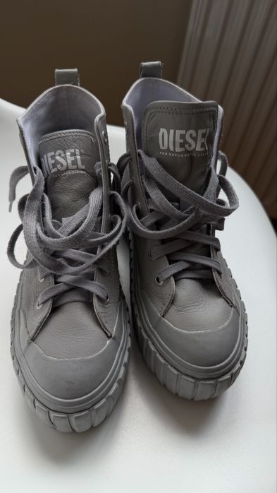 Кеды Diesel S-HANAMI MID X, серые, размер 38 (оригинал)